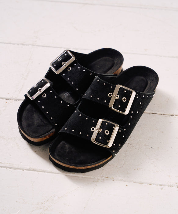 GENUINS ウィメンズ　HONOLULU-LEAD　 サンダル 【2026年春夏モデル】 BLK / 25CM