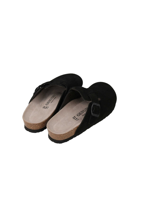GENUINS メンズ RIVA VELOUR ファッションサンダル 【2026年秋冬モデル】 BLK / 28CM