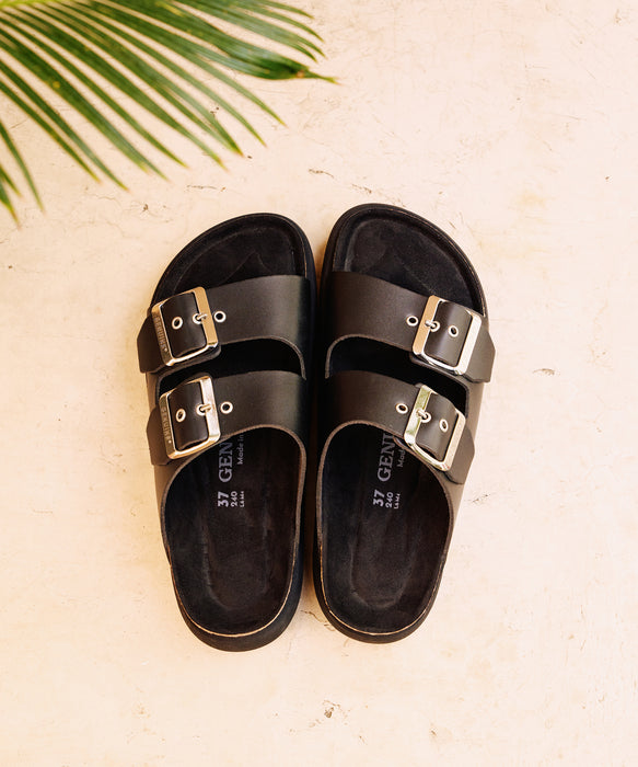 GENUINS ウィメンズ　HONOLULU　 サンダル 【2026年春夏モデル】 BLK / 25CM