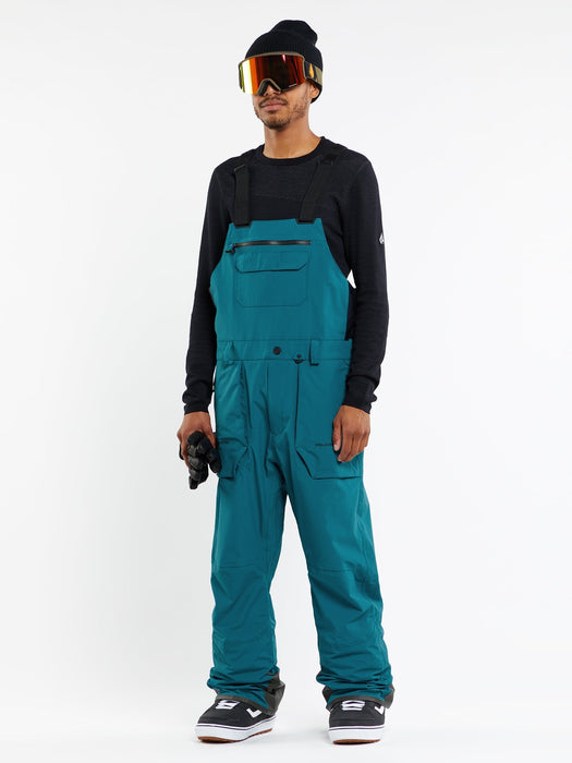 【OUTLET】VOLCOM Mens Rain Gore-Tex Bib Overalls - Black