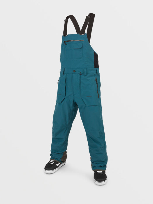 【OUTLET】VOLCOM Mens Rain Gore-Tex Bib Overalls - Black