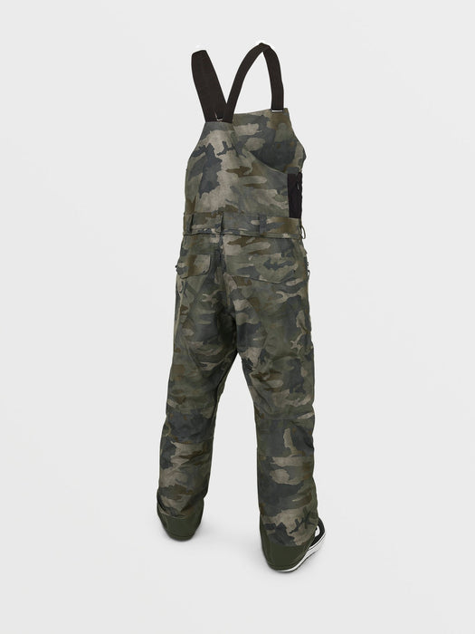 【OUTLET】VOLCOM Mens Rain Gore-Tex Bib Overalls - Black