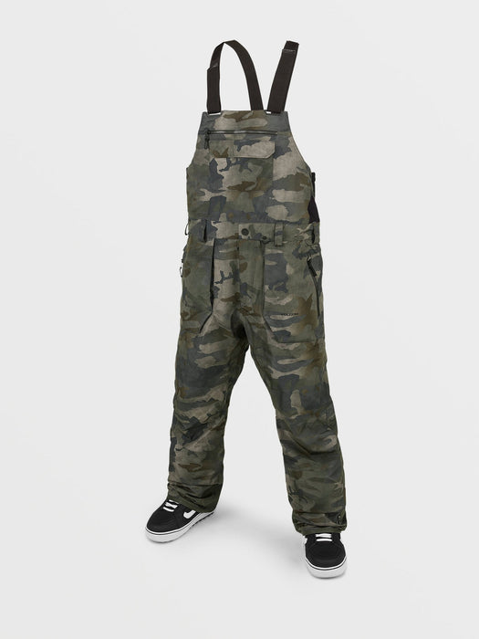 【OUTLET】VOLCOM Mens Rain Gore-Tex Bib Overalls - Black