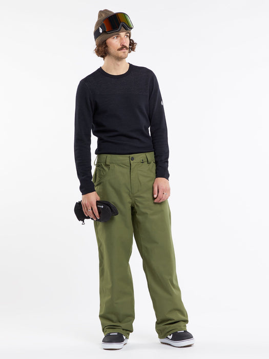OUTLET】VOLCOM Mens 5-Pocket Pants - Military