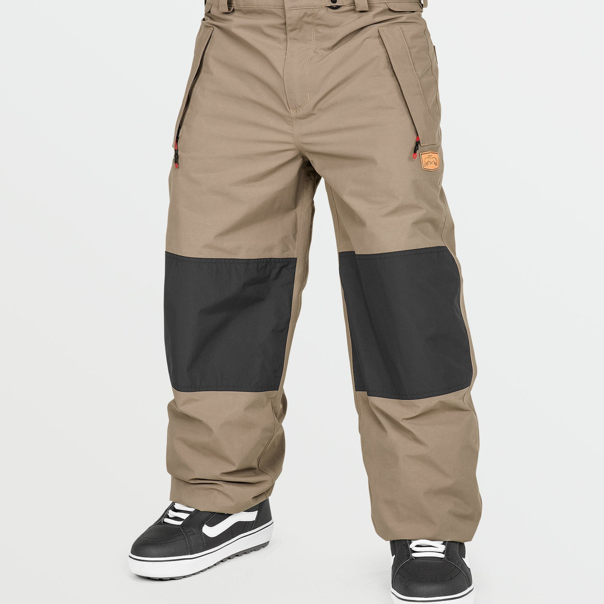 OUTLET】VOLCOM Mens Longo Gore-Tex Pants - Chestnut Brown