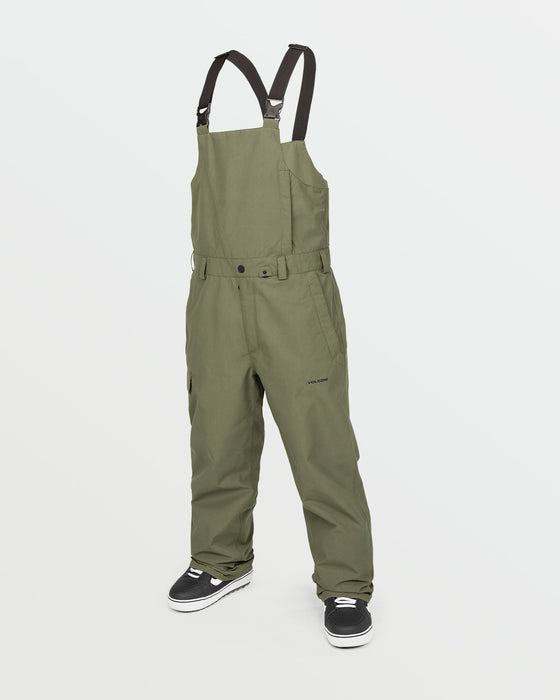 【OUTLET】VOLCOM Mens V.Co Sparta Bib Overalls - Black