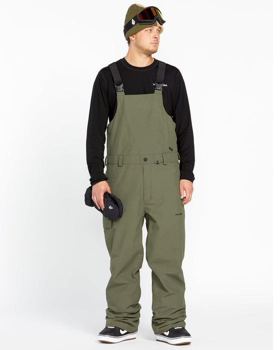 【OUTLET】VOLCOM Mens V.Co Sparta Bib Overalls - Black