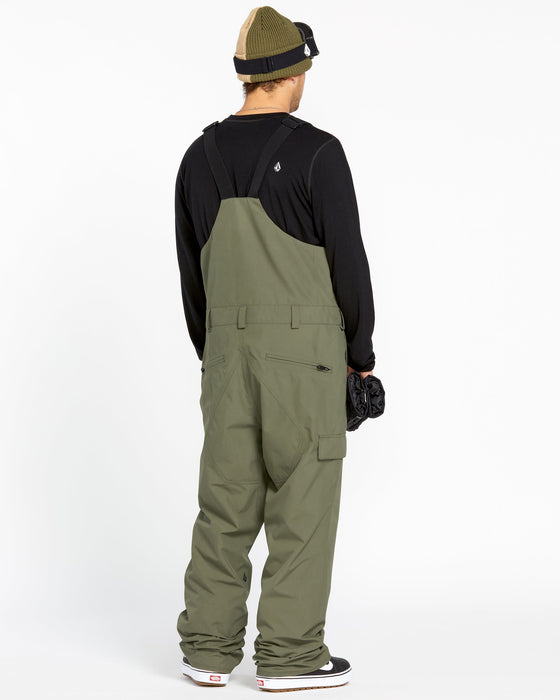 【OUTLET】VOLCOM Mens V.Co Sparta Bib Overalls - Black