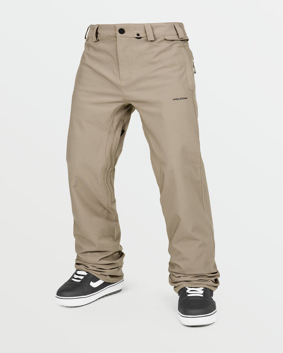 OUTLET】VOLCOM Mens Freakin Snow Chino - Chestnut Brown