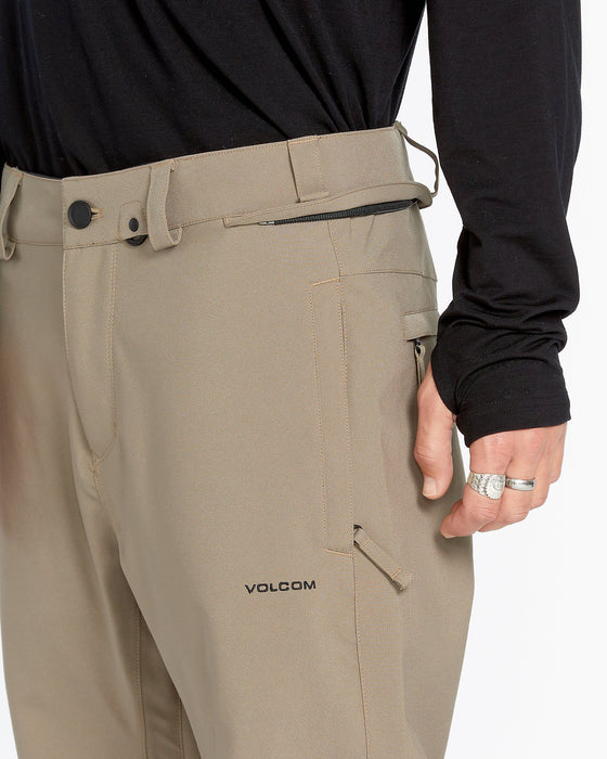 OUTLET】VOLCOM Mens Freakin Snow Chino - Chestnut Brown