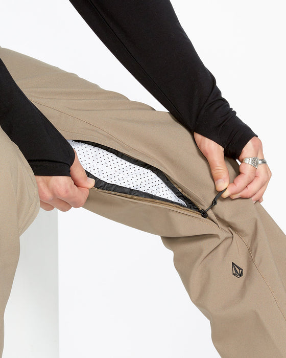 OUTLET】VOLCOM Mens Freakin Snow Chino - Chestnut Brown