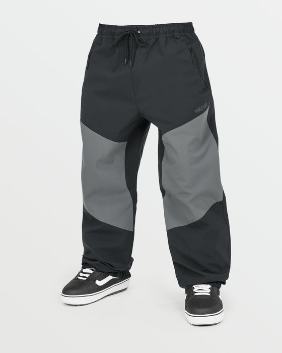 OUTLET FAMILY SALE】VOLCOM Mens New Slashslapper Pants - Black