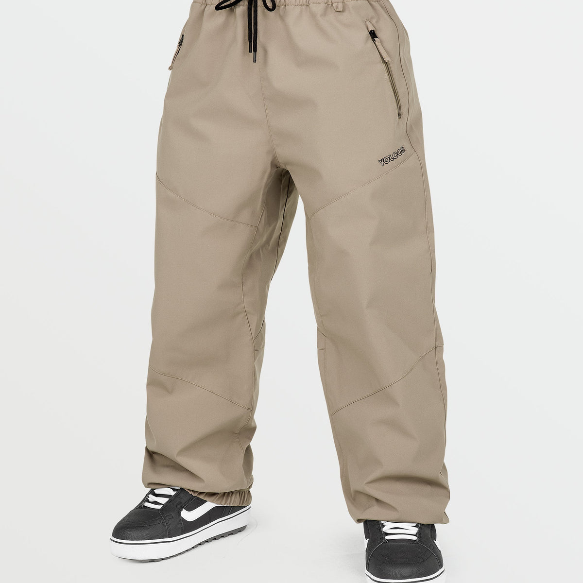 OUTLET】VOLCOM Mens New Slashslapper Pants - Chestnut Brown