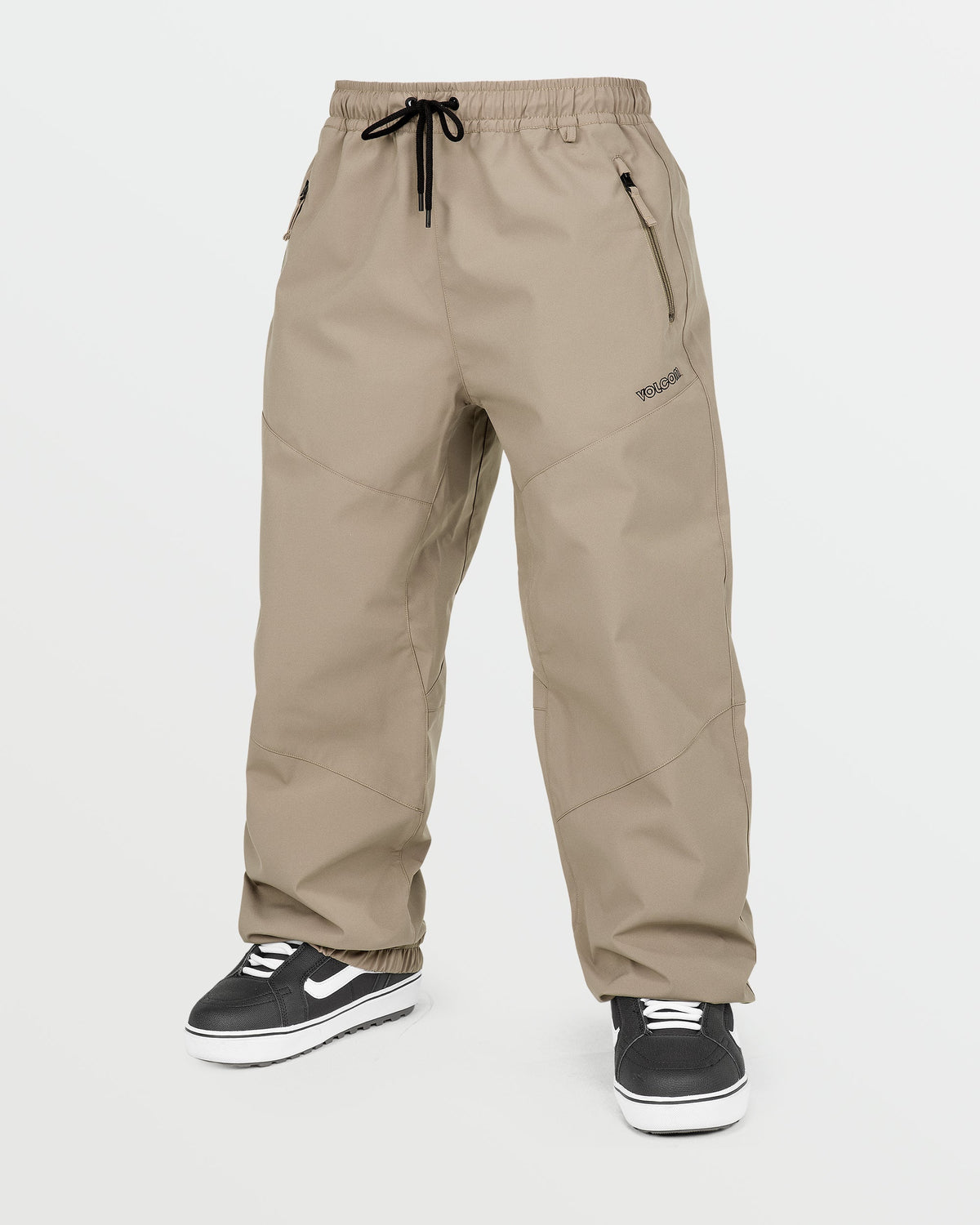 OUTLET】VOLCOM Mens New Slashslapper Pants - Chestnut Brown