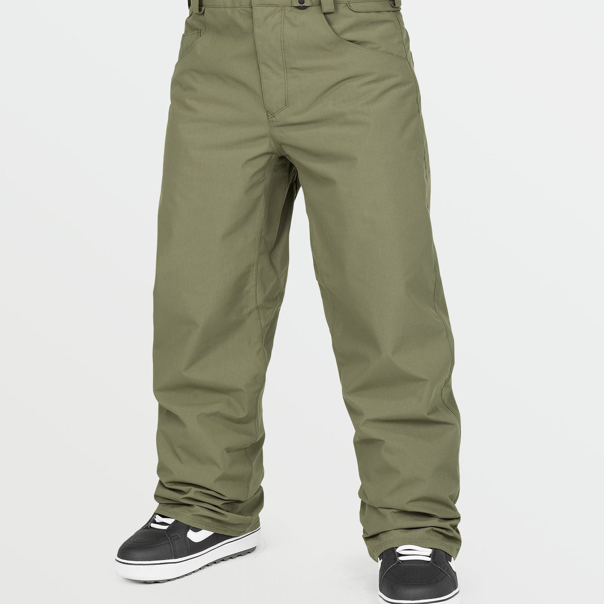 OUTLET】VOLCOM Mens 5-Pocket Pants - Ivy