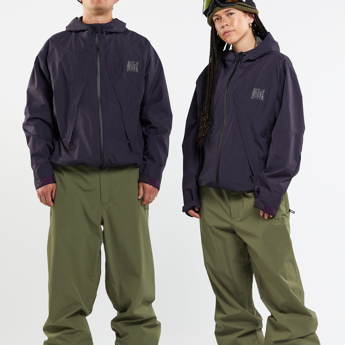 VOLCOM EOS フード付きジャケット ダークパープル VOLCOM EOS フード付きジャケット ダークパープル VOLCOM EOS