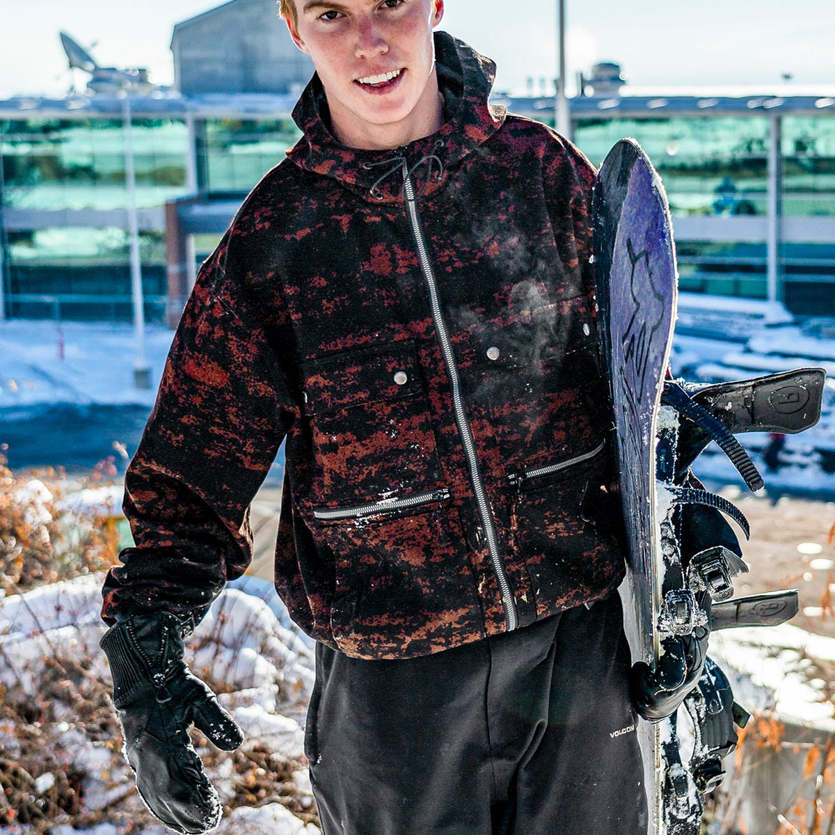 OUTLET】VOLCOM Dustbox Jacket - Maroon Camo