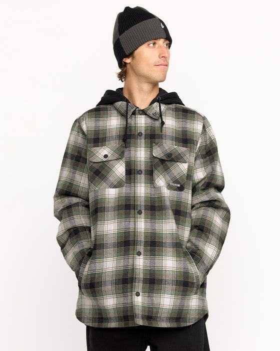 SALE】VOLCOM メンズ KENSON INS FLANNEL スノージャケット