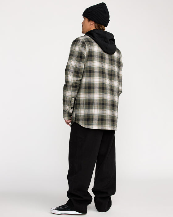【OUTLET】VOLCOM メンズ KENSON INS FLANNEL スノージャケット