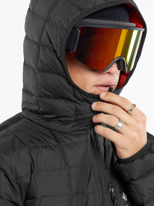 OUTLET】VOLCOM Mens Puff Puff Give Jacket - Black