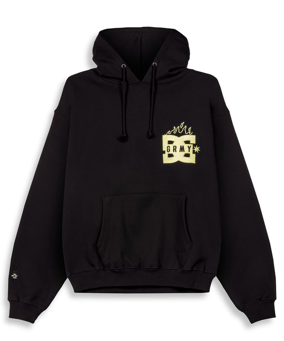 【OUTLET】【オンラインストア限定】 DC Shoes THE SWARM DC SHOES X GRIMEY BOXY HOODIE フーディ パーカー メンズ