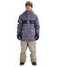 QUIKSILVER メンズ MISSION PRINTED BLOCK JK スノージャケット <SURF THE MOUNTAIN>【25-26SNOWモデル】 KRB6 / L