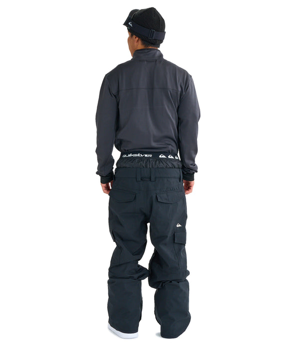 QUIKSILVER PORTER GAITER PT 　M ブラック OUTLET】QUIKSILVER メンズ PORTER GAITER PT スノーパンツ 10,000mm