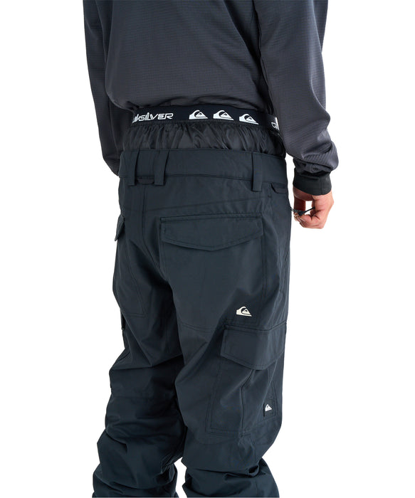 QUIKSILVER メンズ PORTER GAITER PT スノーパンツ <SURF THE MOUNTAIN>【25-26SNOWモデル】 KVJ0 / L