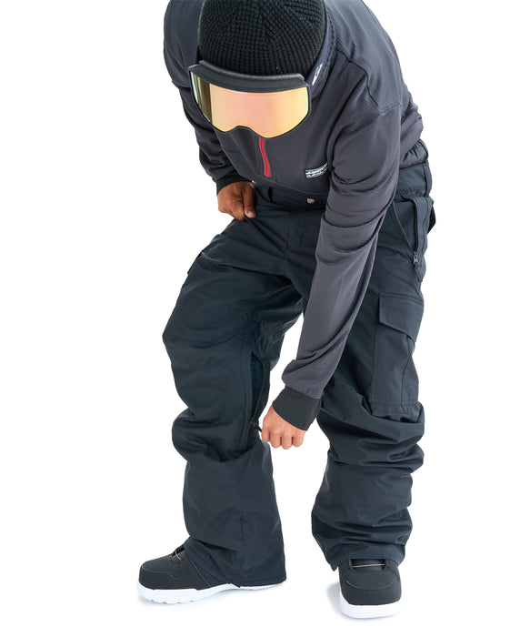 QUIKSILVER PORTER GAITER PT 　M ブラック OUTLET】QUIKSILVER メンズ PORTER GAITER PT スノーパンツ 10,000mm