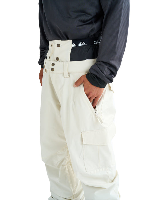 QUIKSILVER メンズ PORTER GAITER PT スノーパンツ <SURF THE MOUNTAIN>【25-26SNOWモデル】 WEG0 / L