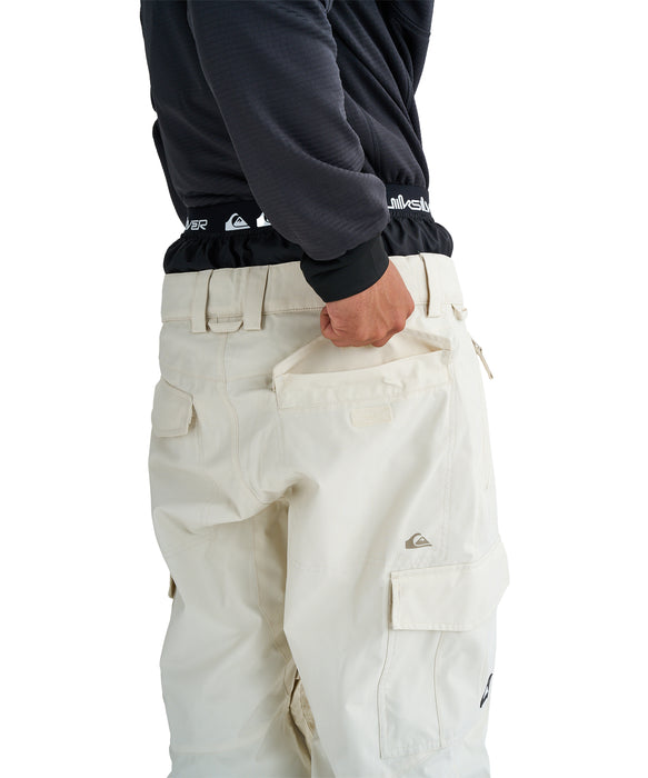 QUIKSILVER メンズ PORTER GAITER PT スノーパンツ <SURF THE MOUNTAIN>【25-26SNOWモデル】 WEG0 / L