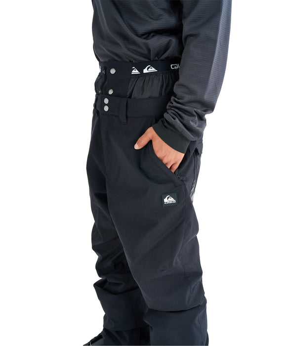 QUIKSILVER メンズ ESTATE GAITER PT スノーパンツ 撥水・防水・透湿