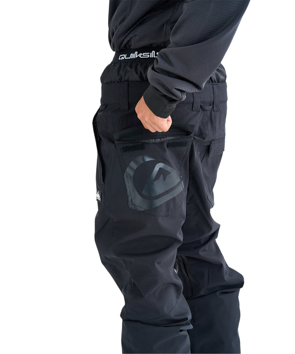 QUIKSILVER メンズ ESTATE GAITER PT スノーパンツ <SURF THE MOUNTAIN>【25-26SNOWモデル】 KVJ0 / L