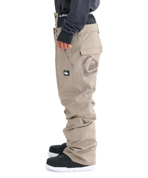 QUIKSILVER メンズ ESTATE GAITER PT スノーパンツ <SURF THE MOUNTAIN>【25-26SNOWモデル】 TZC0 / L