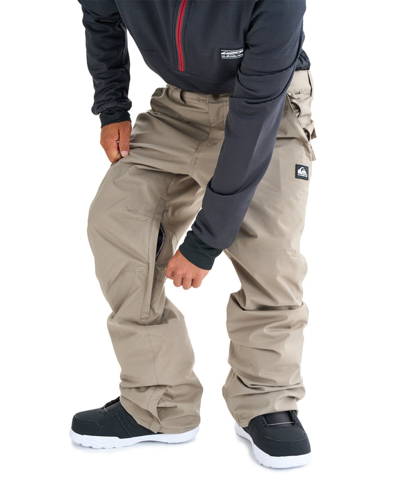 QUIKSILVER メンズ ESTATE GAITER PT スノーパンツ <SURF THE MOUNTAIN>【25-26SNOWモデル】 TZC0 / L