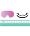 ROXY ウィメンズ IZZY AF スノーゴーグル 【26-27SNOWモデル】 XWMB / F
