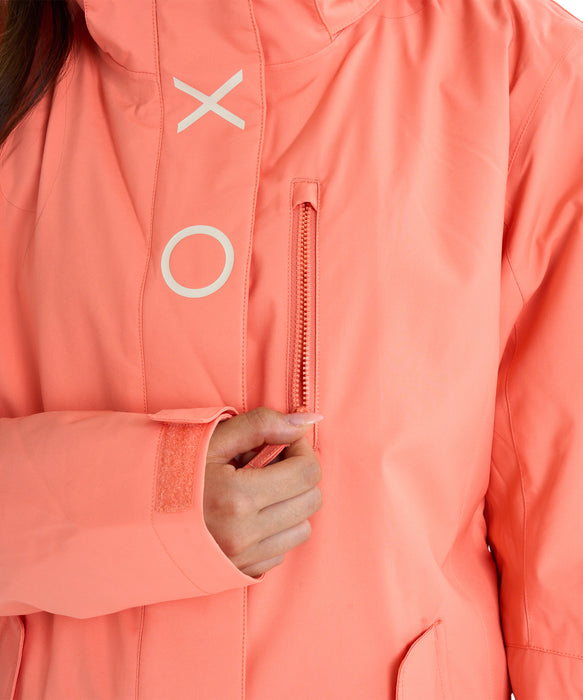 ROXY ウィメンズ ROXY JETTY SOLID NP JK スノージャケット 保温 【25-26SNOWモデル】 NKN0 / XS