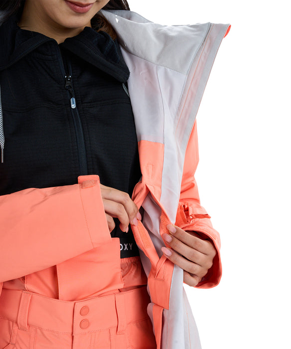 ROXY ウィメンズ ROXY JETTY SOLID NP JK スノージャケット 保温 【25-26SNOWモデル】 NKN0 / XS