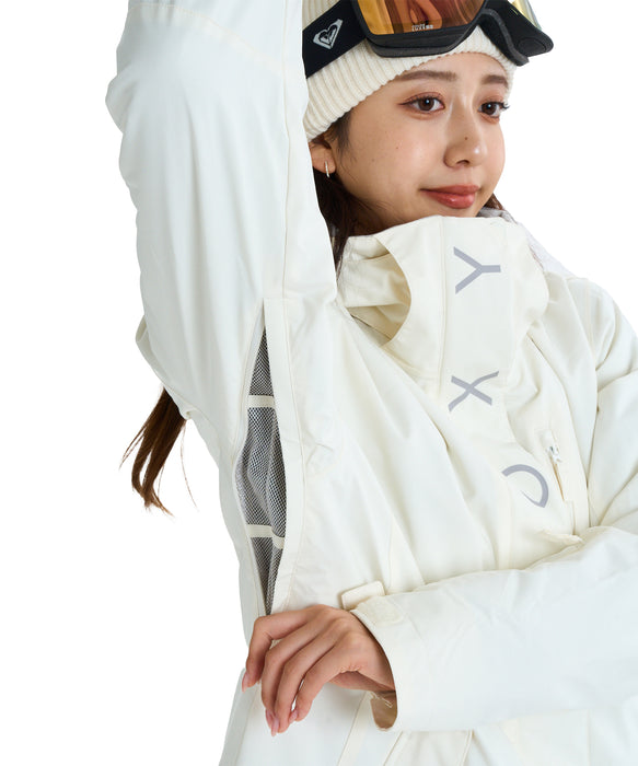 ROXY ウィメンズ ROXY JETTY SOLID NP JK スノージャケット 保温 【25-26SNOWモデル】 WCF0 / XS