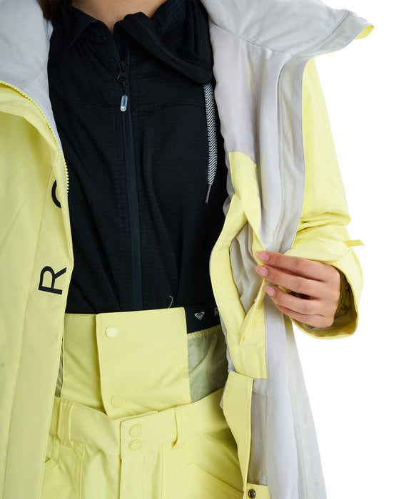 ROXY ウィメンズ ROXY JETTY SOLID NP JK スノージャケット 保温 【25-26SNOWモデル】 YFK0 / XS