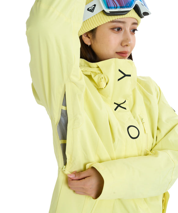 ROXY ウィメンズ ROXY JETTY SOLID NP JK スノージャケット 保温 【25-26SNOWモデル】 YFK0 / XS