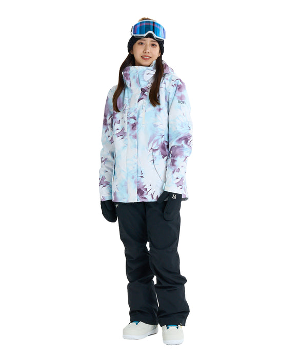 ROXY ウィメンズ ROXY JETTY NP JK スノージャケット パウダースカート・ハンドゲイター付き【25-26SNOWモデル】 BZM3 / XS