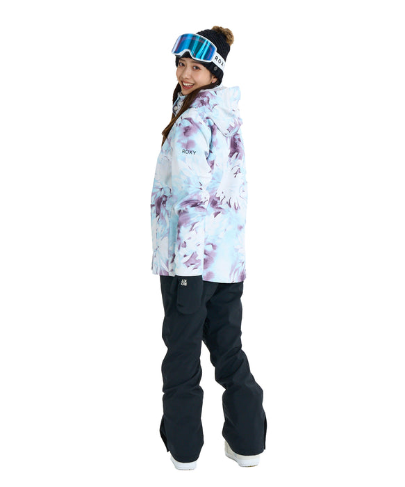 ROXY ウィメンズ ROXY JETTY NP JK スノージャケット パウダースカート・ハンドゲイター付き【25-26SNOWモデル】 BZM3 / XS