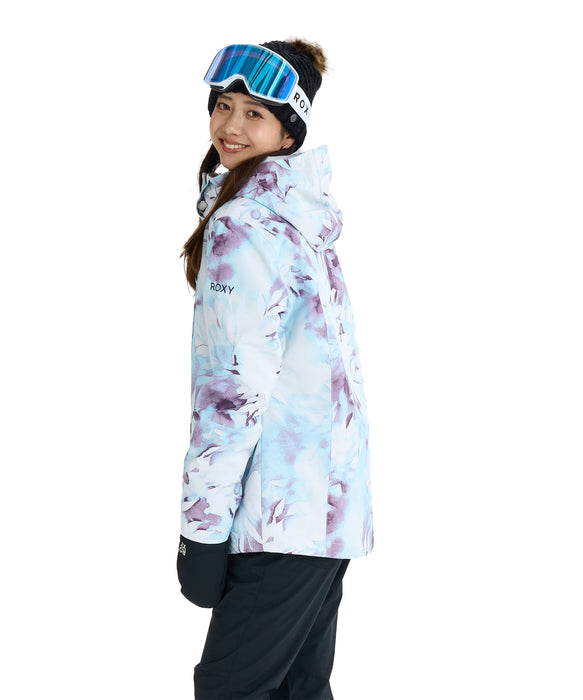 ROXY ウィメンズ ROXY JETTY NP JK スノージャケット パウダースカート・ハンドゲイター付き【25-26SNOWモデル】 BZM3 / XS