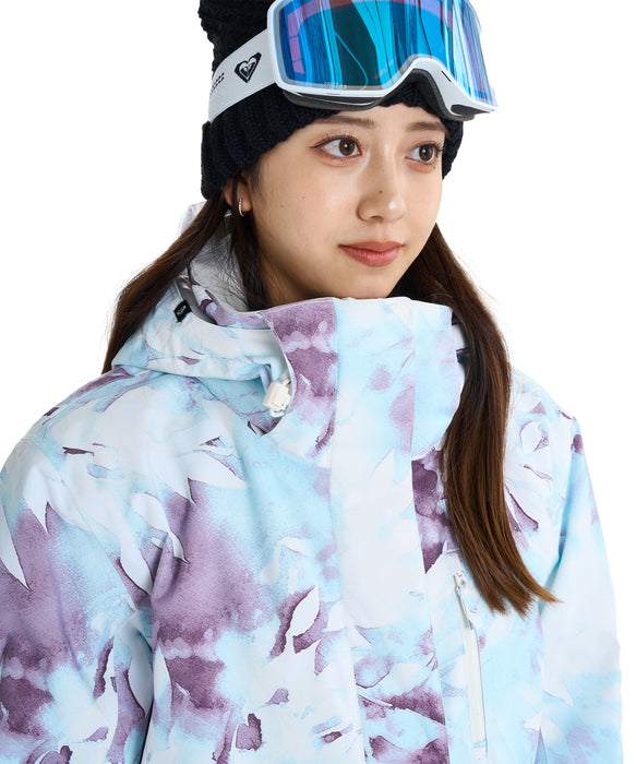 ROXY ウィメンズ ROXY JETTY NP JK スノージャケット パウダースカート・ハンドゲイター付き【25-26SNOWモデル】 BZM3 / XS