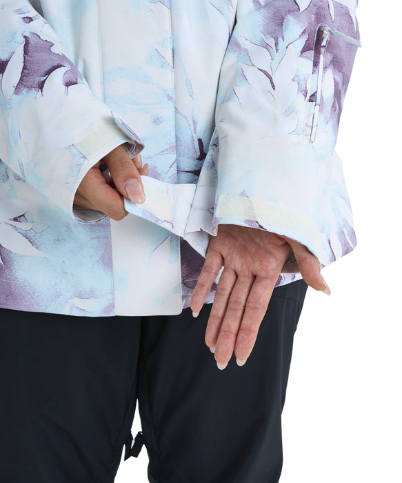 ROXY ウィメンズ ROXY JETTY NP JK スノージャケット パウダースカート・ハンドゲイター付き【25-26SNOWモデル】 BZM3 / XS