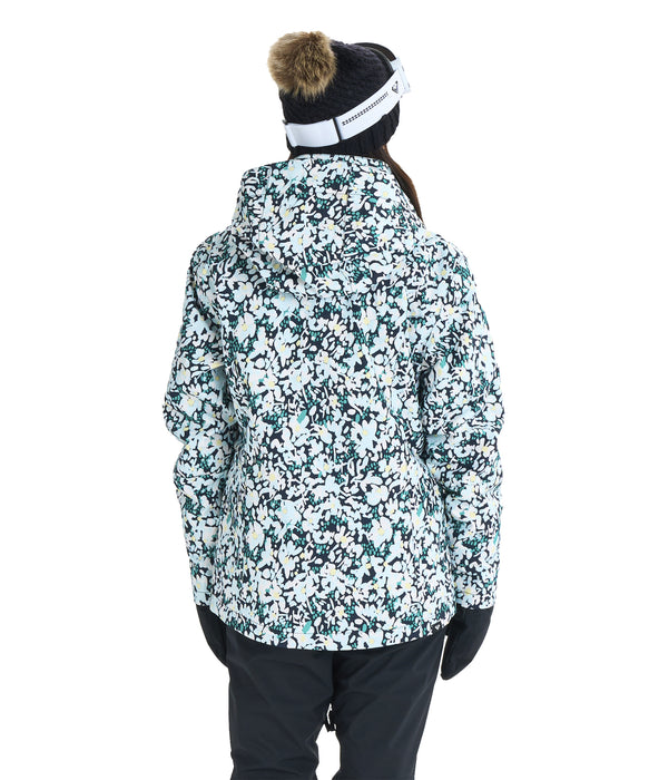 ROXY ウィメンズ ROXY JETTY NP JK スノージャケット パウダースカート・ハンドゲイター付き【25-26SNOWモデル】 KVJ6 / XS