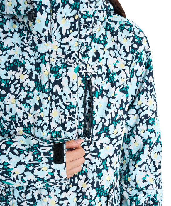 ROXY ウィメンズ ROXY JETTY NP JK スノージャケット パウダースカート・ハンドゲイター付き【25-26SNOWモデル】 KVJ6 / XS