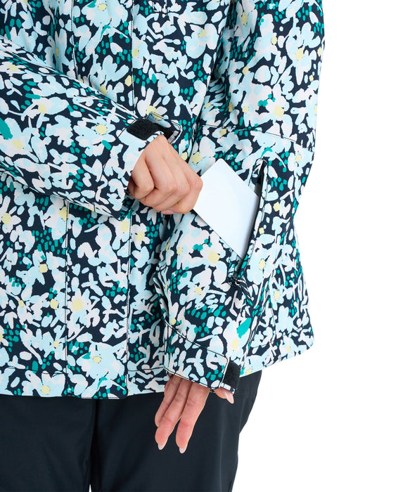 ROXY ウィメンズ ROXY JETTY NP JK スノージャケット パウダースカート・ハンドゲイター付き【25-26SNOWモデル】 KVJ6 / XS