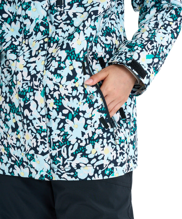 ROXY ウィメンズ ROXY JETTY NP JK スノージャケット パウダースカート・ハンドゲイター付き【25-26SNOWモデル】 KVJ6 / XS